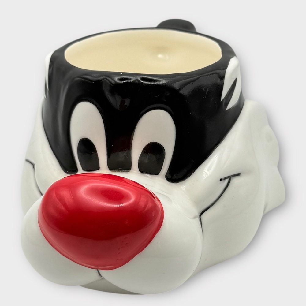 Sylvester Ceramic 3D Mug Vintage Warner Brothers Vintage 1989